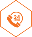 24-hour telephone service